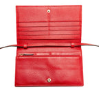Gucci Swing Leather Continental Wallet on Strap (SHG-Ht1Fw3)