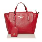 Gucci Swing Leather Satchel (SHG-35070)