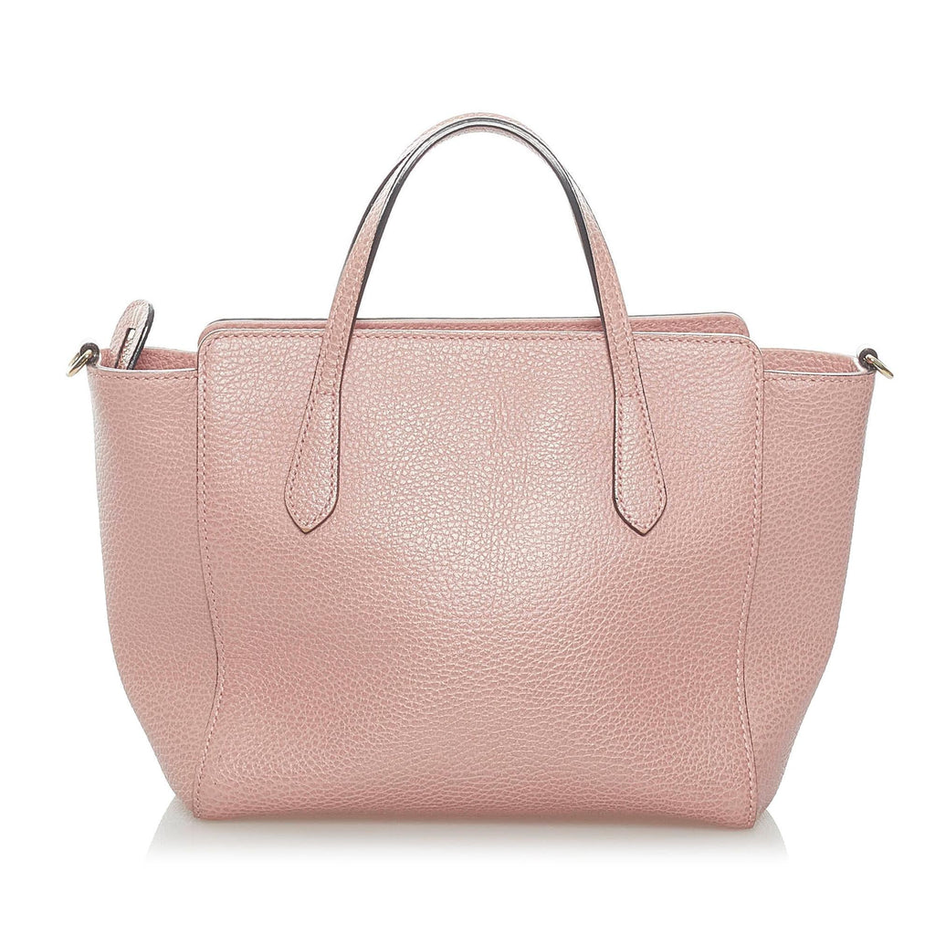Gucci Swing Leather Satchel (SHG-BrbcIS)