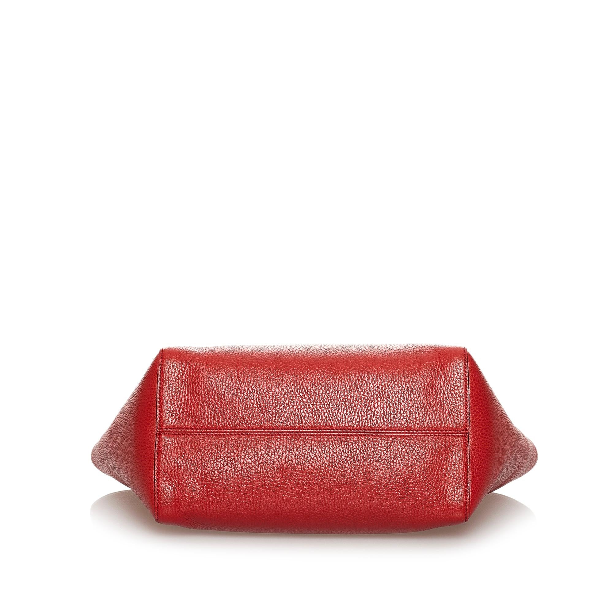 Gucci Swing Leather Tote Bag (SHG-31284)
