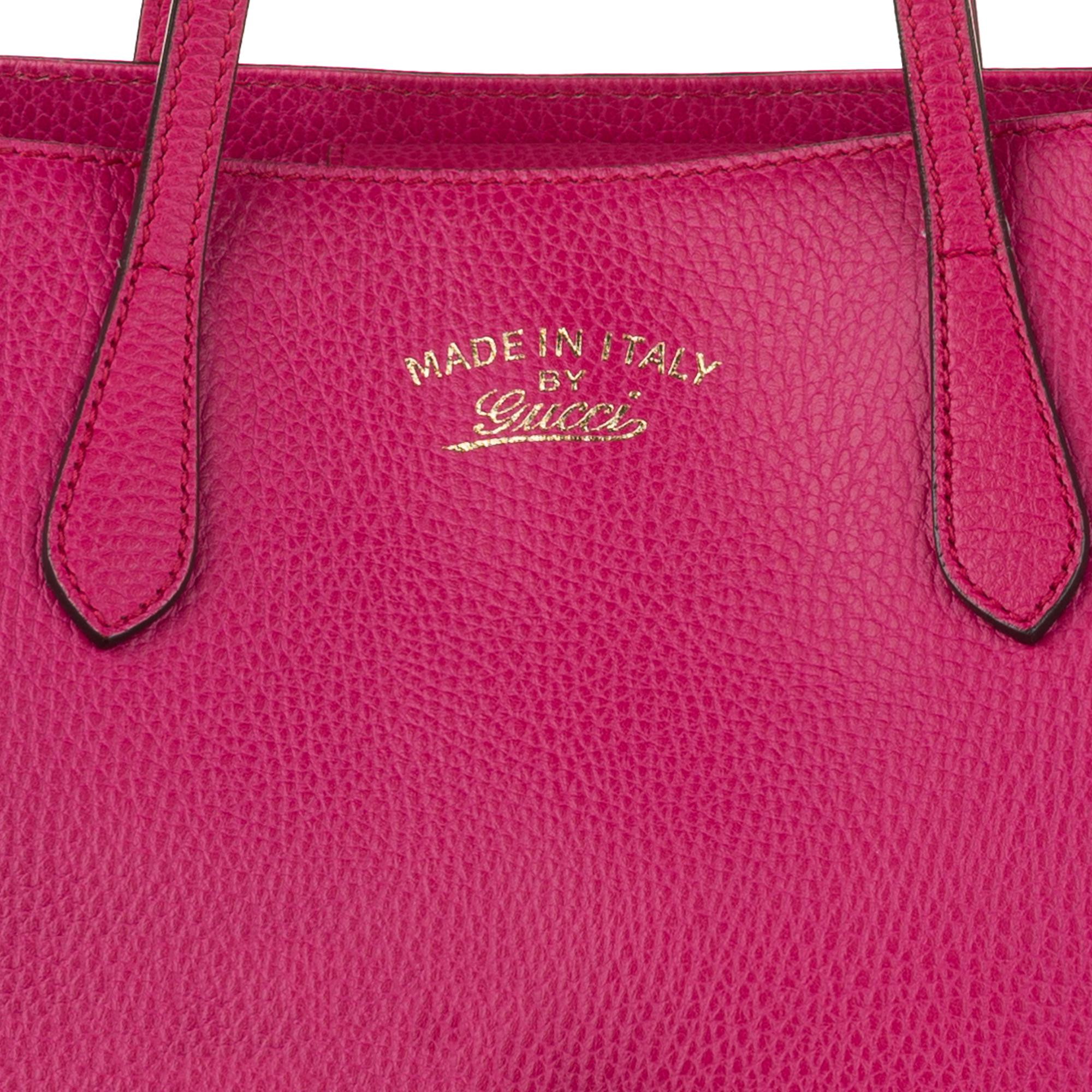 Gucci Swing Leather Tote Bag (SHG-31288)