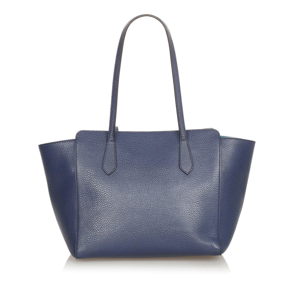Gucci Swing Leather Tote Bag (SHG-31839)
