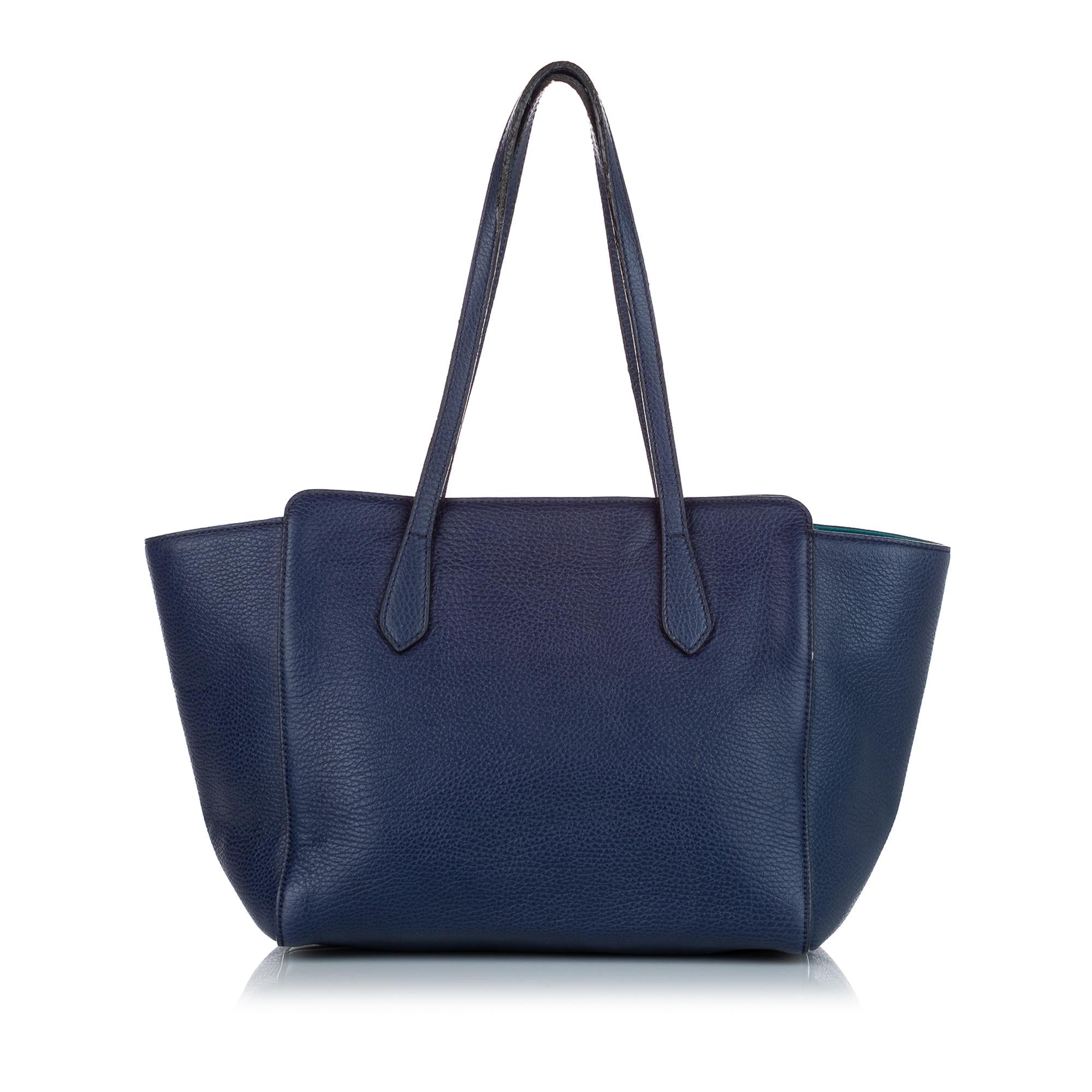 Gucci Swing Leather Tote Bag (SHG-31964)