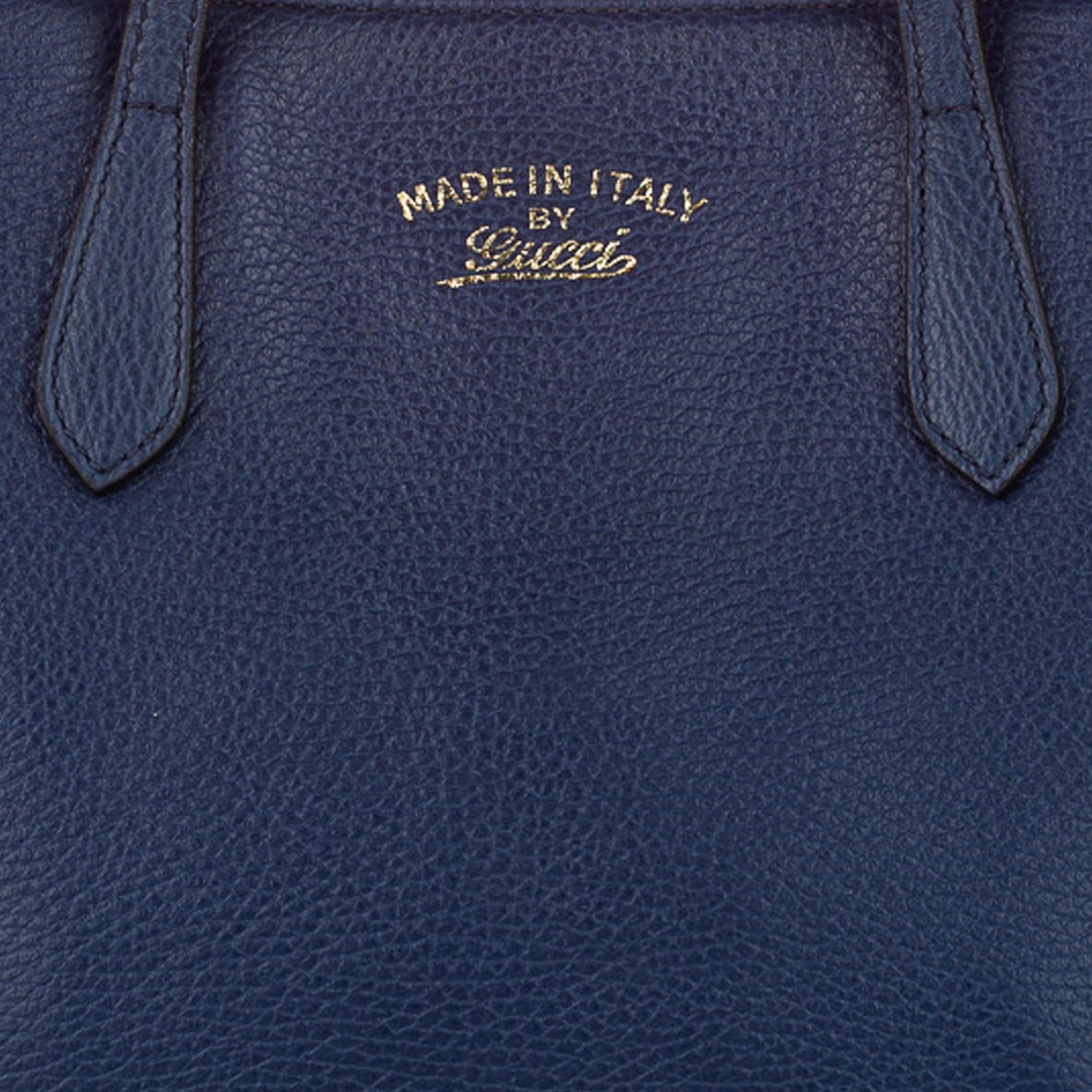 Gucci Swing Leather Tote Bag (SHG-31964)