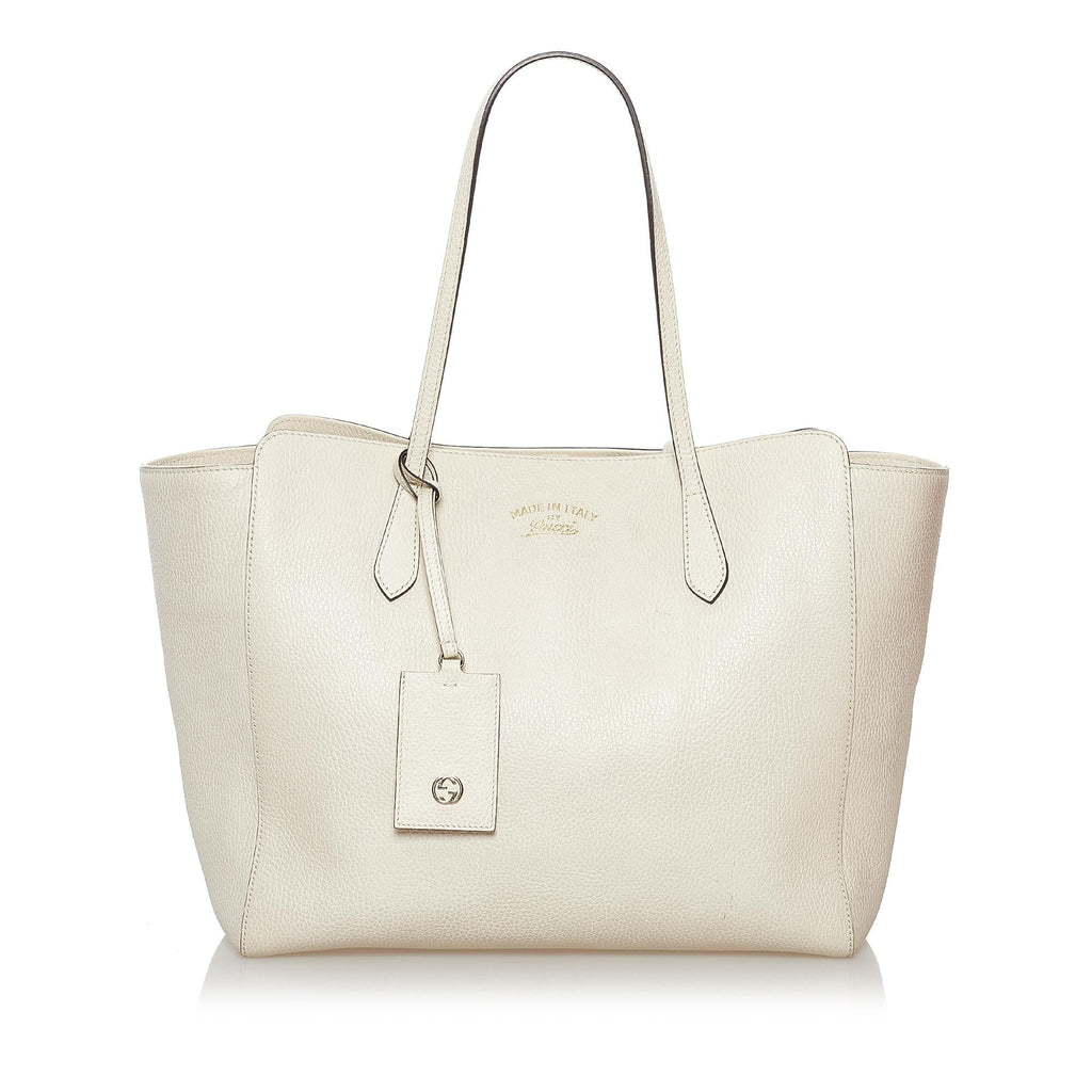 Gucci Swing Leather Tote Bag (SHG-32809)