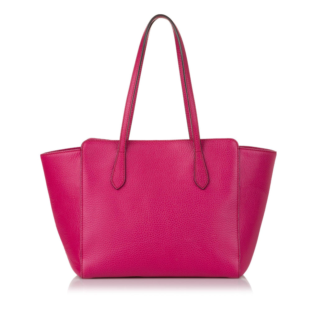 Gucci Swing Leather Tote Bag (SHG-33856)