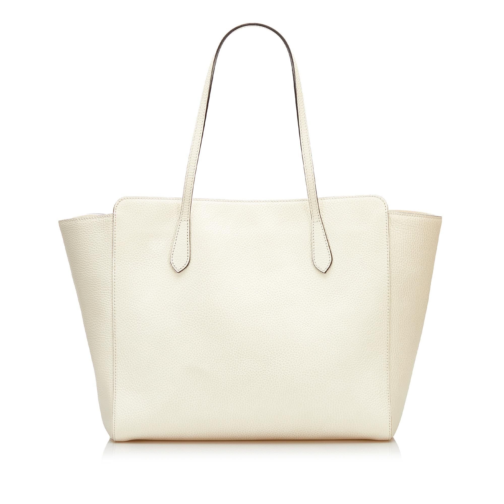 Gucci Swing Leather Tote Bag (SHG-35659)