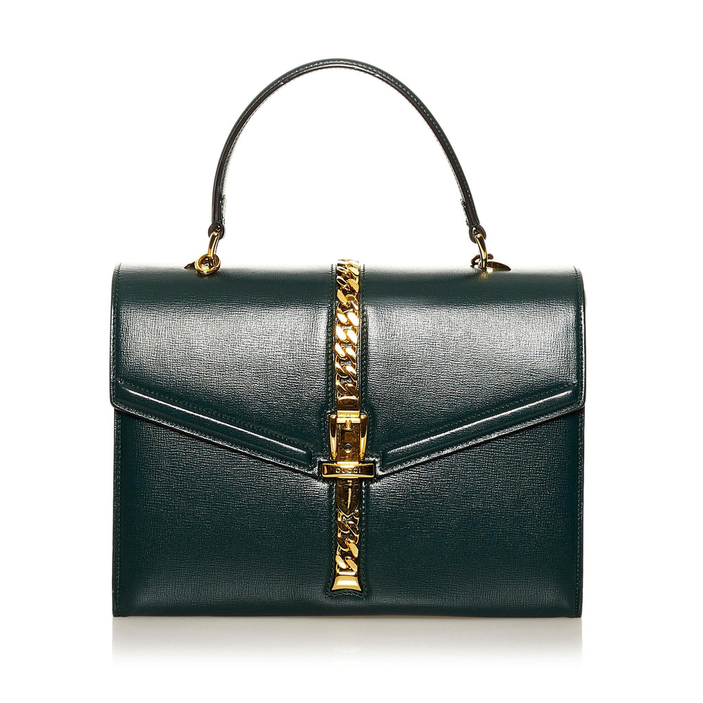 Gucci Sylvie 1969 Leather Satchel (SHG-37211)