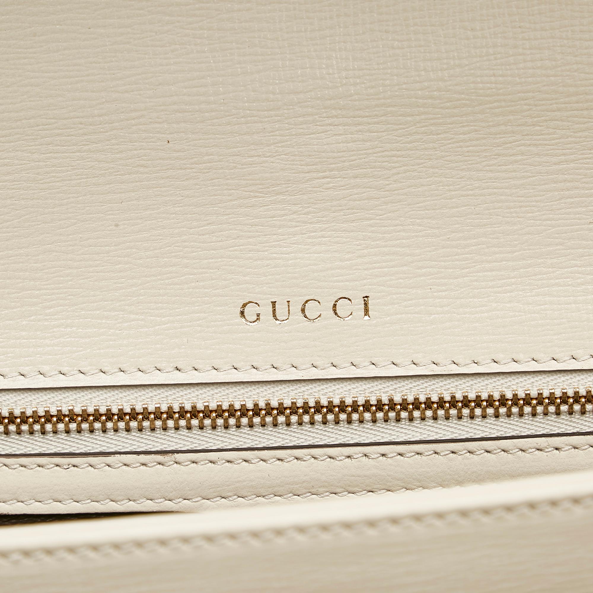 Gucci Sylvie 1969 Leather Satchel (SHG-XLLZGR)