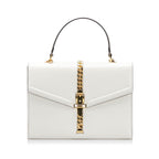 Gucci Sylvie 1969 Leather Satchel (SHG-XLLZGR)