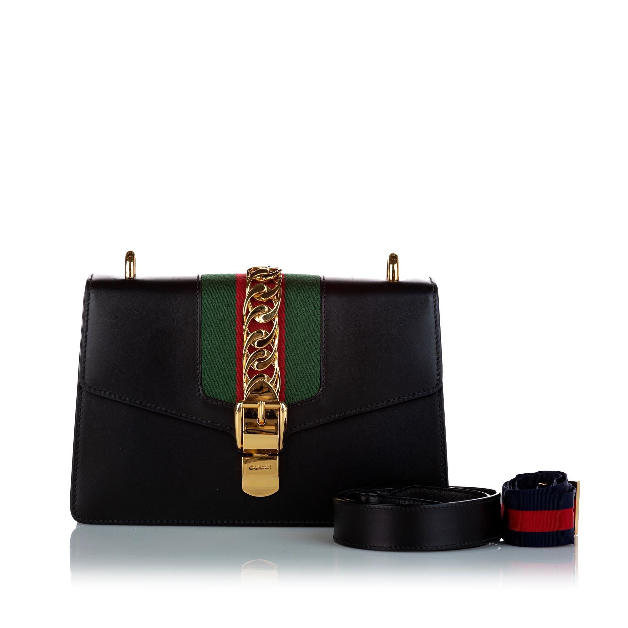 Gucci Sylvie Leather Shoulder Bag (SHG-26629)