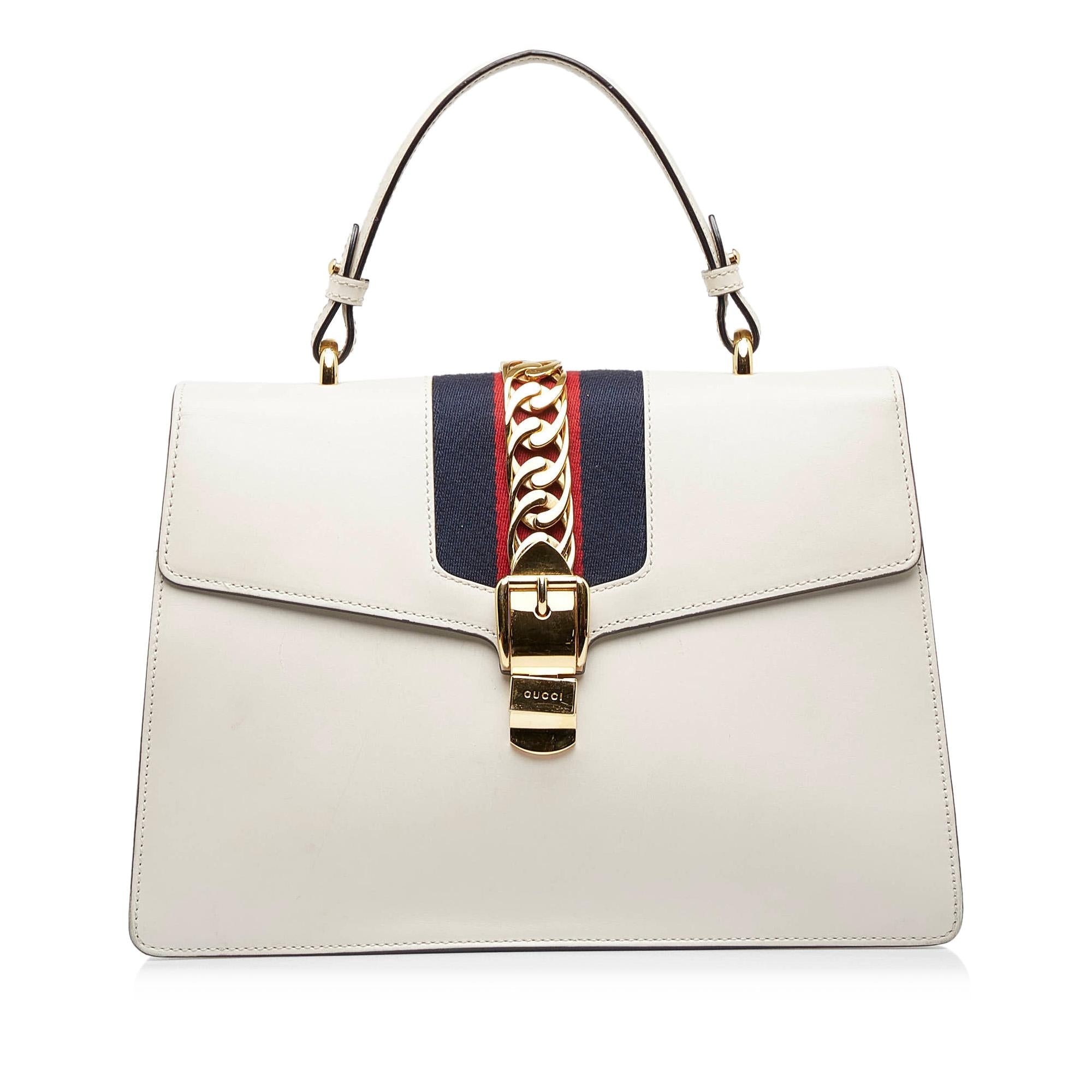 Gucci Sylvie Web Satchel (SHG-RIchpP)
