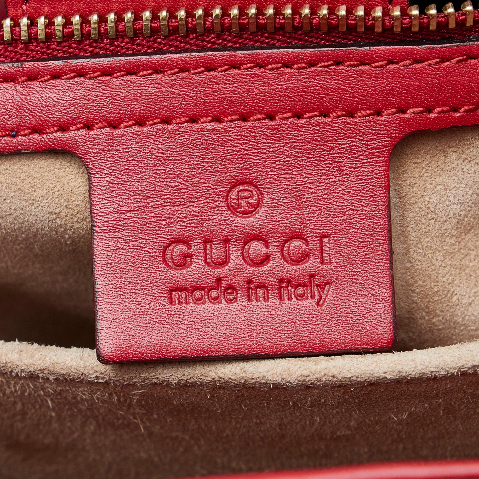 Gucci Sylvie Web Top Handle Satchel