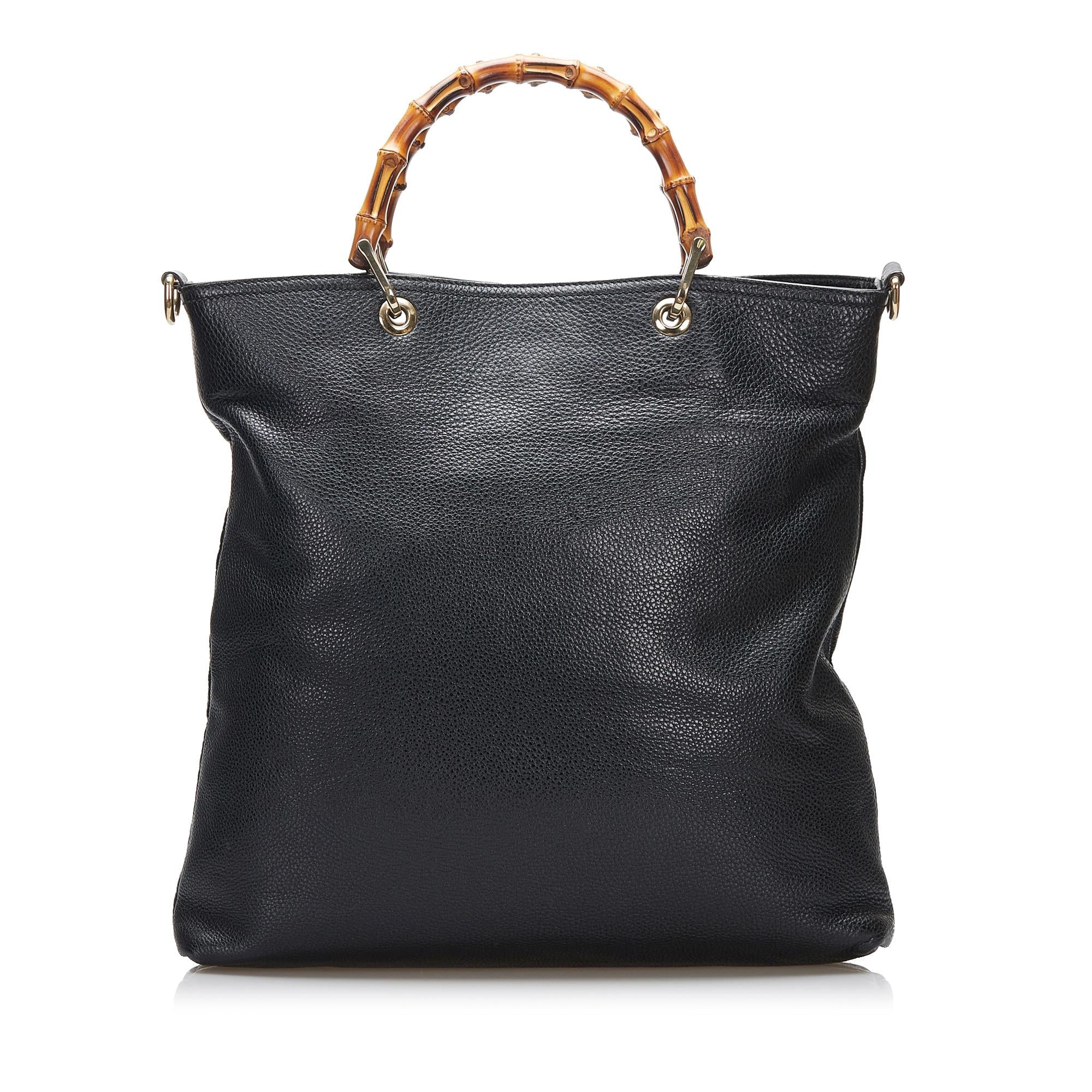 Gucci Tall Bamboo Shopper (SHG-niUYGq)