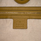 Gucci Tall Leather Bamboo Shopper Tote