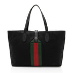 Gucci Techno Canvas Web Buckle Large Tote