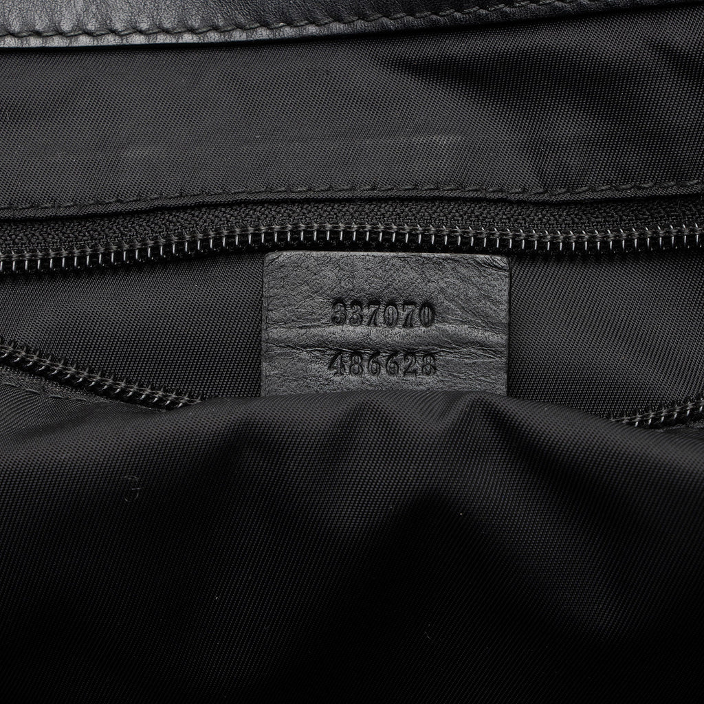 Gucci Techno Canvas Web Buckle Large Tote