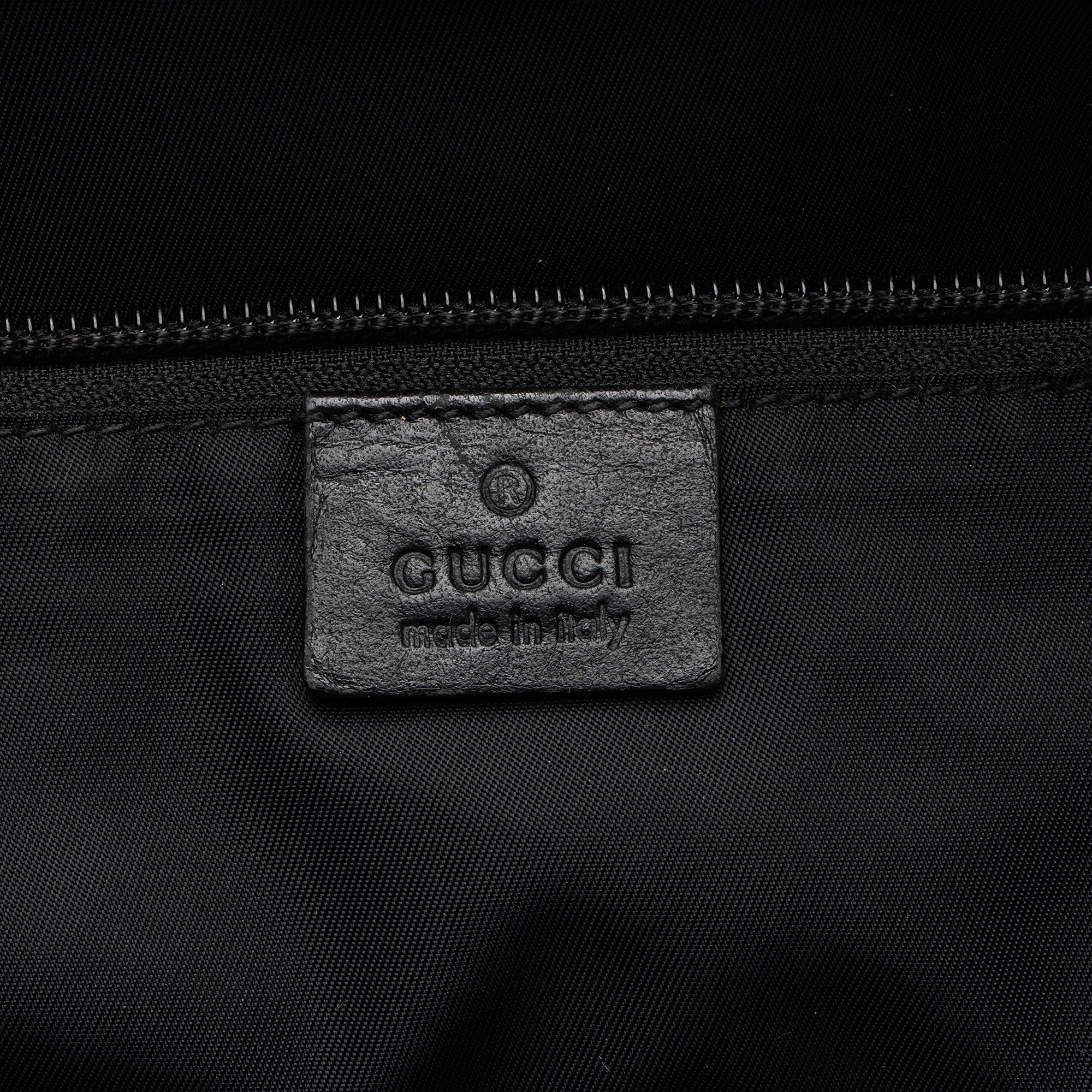 Gucci Techno Canvas Web Buckle Large Tote