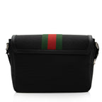 Gucci Techno Canvas Web Flap Messenger Bag (SHF-aNV2dn)