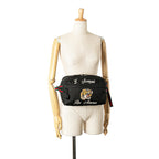 Gucci Techno Canvas Web L Aveugle Par Amour Embroidered Belt Bag