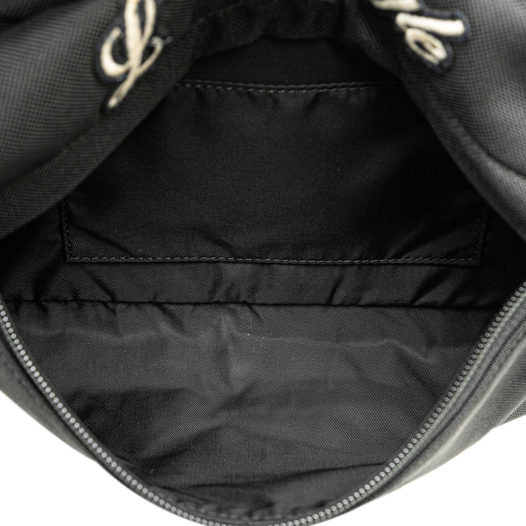 Gucci Techno Canvas Web L Aveugle Par Amour Embroidered Belt Bag
