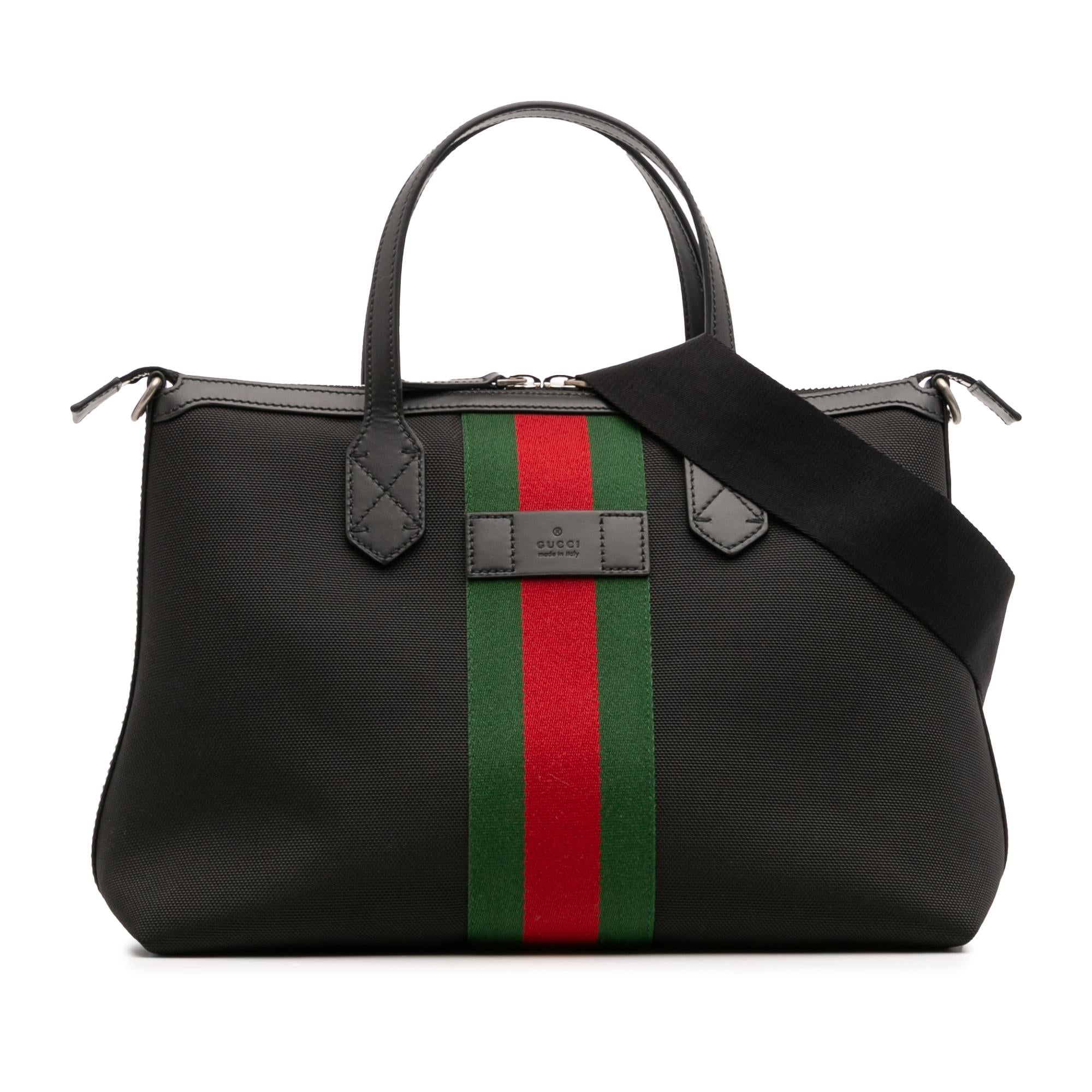 Gucci Techno Canvas Web Satchel