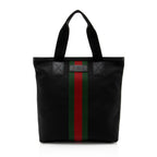 Gucci Techno Canvas Web Tote (SHF-5flfJ8)