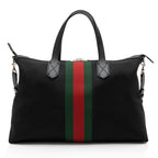 Gucci Techno Canvas Web Travel Duffle Bag (SHF-23259)