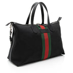 Gucci Techno Canvas Web Travel Duffle Bag (SHF-23259)