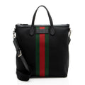 Gucci Techno Canvas Web Vertical Messenger (SHF-QCAJfR)