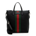 Gucci Techno Canvas Web Vertical Messenger (SHF-QCAJfR)