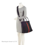 Gucci Techno Canvas Web Vertical Messenger (SHF-QCAJfR)