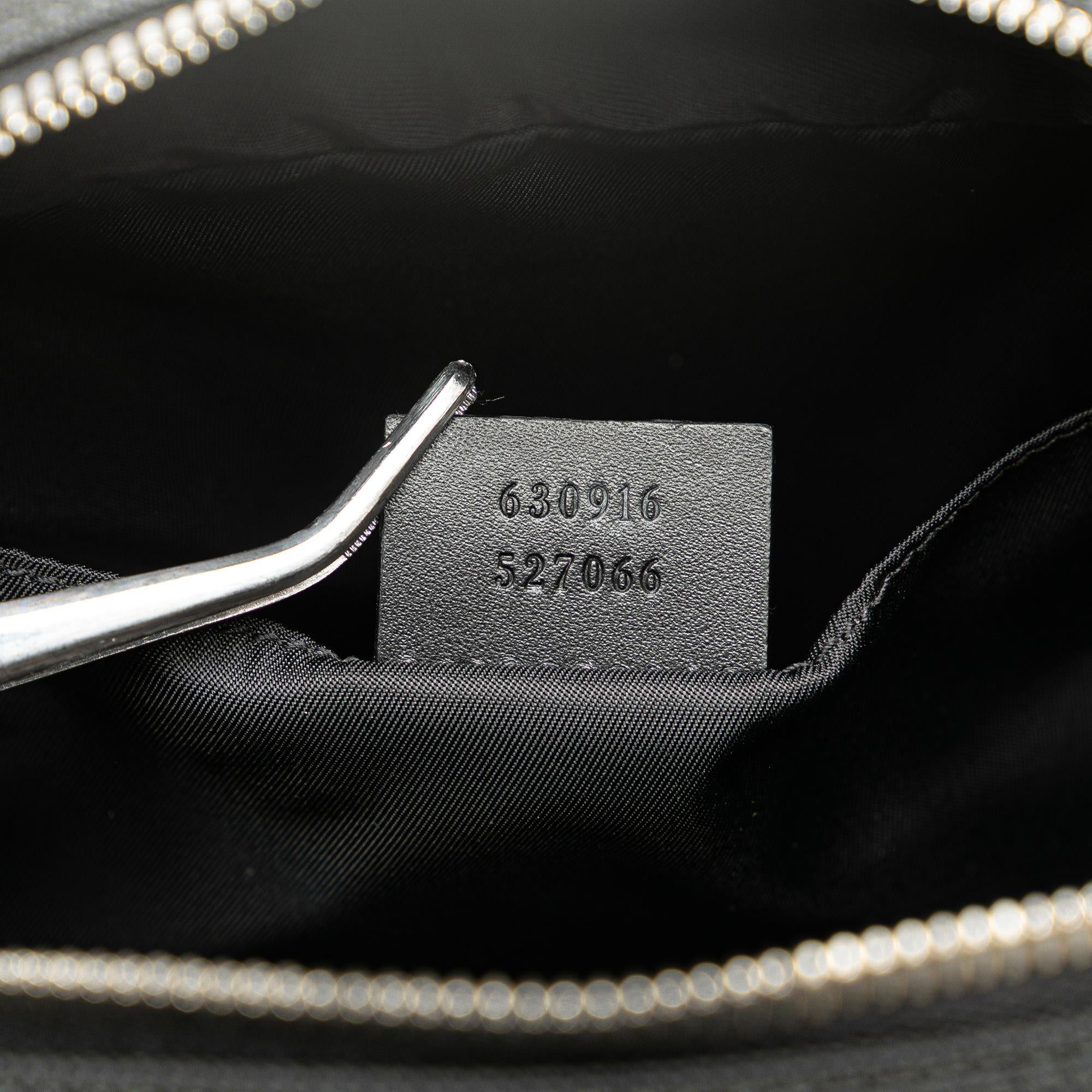 Gucci Techno Web Canvas Clutch