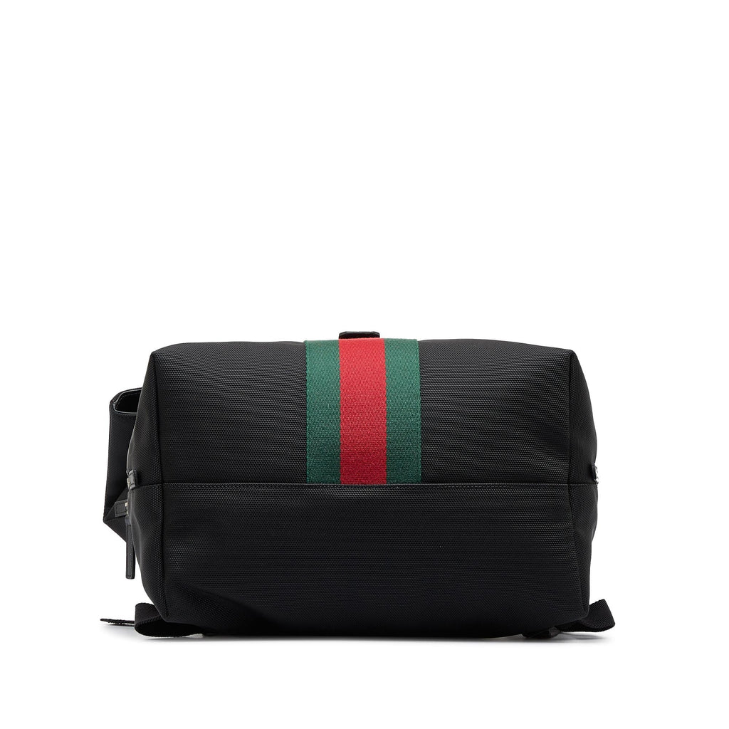 Gucci Techno Web Fold Over Backpack (SHG-u9fHBg)