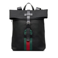 Gucci Techno Web Fold Over Backpack (SHG-u9fHBg)