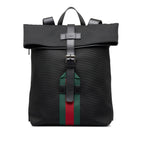 Gucci Techno Web Fold Over Backpack (SHG-u9fHBg)