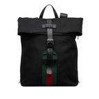 Gucci Techno Web Fold Over Backpack (SHG-MLgr7B)