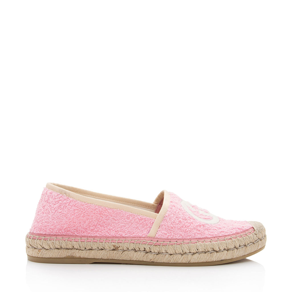 Gucci Terrycloth Pilar Espadrilles - Size 9.5 / 39.5 (SHF-AIg2hl)