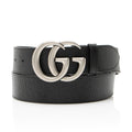 Gucci Textured Leather GG Marmont Belt - Size 38 / 95