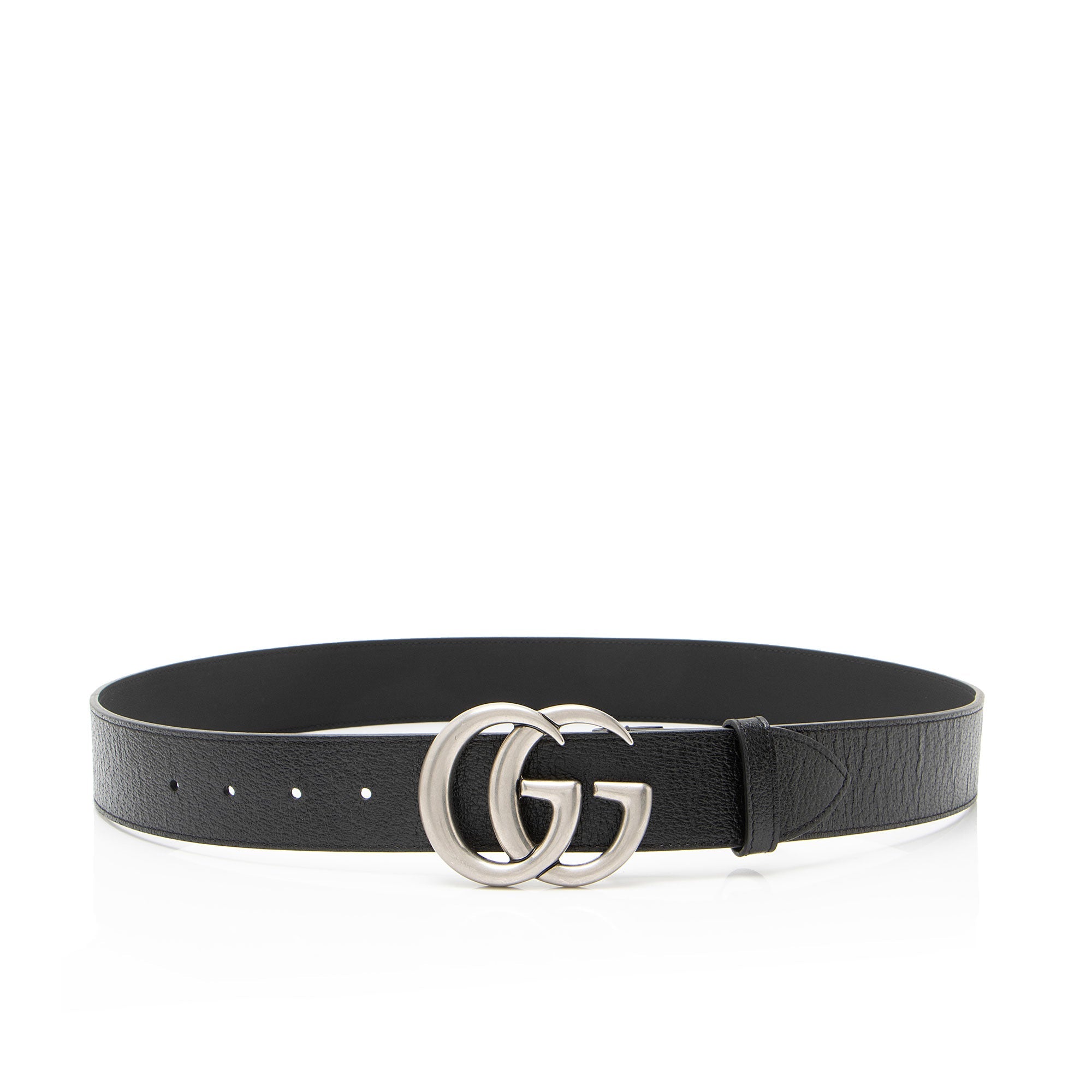 Gucci Textured Leather GG Marmont Belt - Size 38 / 95