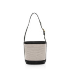 Gucci Toile Leather Horsebit Gucci 73 Small Shoulder Bag