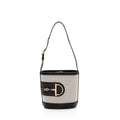Gucci Toile Leather Horsebit Gucci 73 Small Shoulder Bag