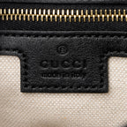 Gucci Toile Leather Horsebit Gucci 73 Small Shoulder Bag