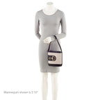 Gucci Toile Leather Horsebit Gucci 73 Small Shoulder Bag
