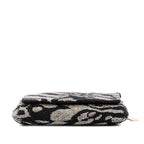 Gucci Tom Ford Zebra Beaded Satin Shoulder Bag