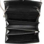 Gucci Tweed Dionysus Chain Wallet (SHF-21058)