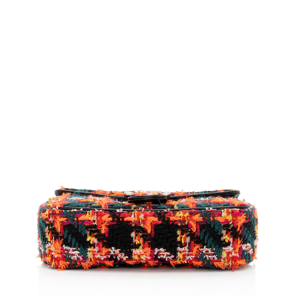 Gucci Tweed GG Marmont Medium Flap Bag