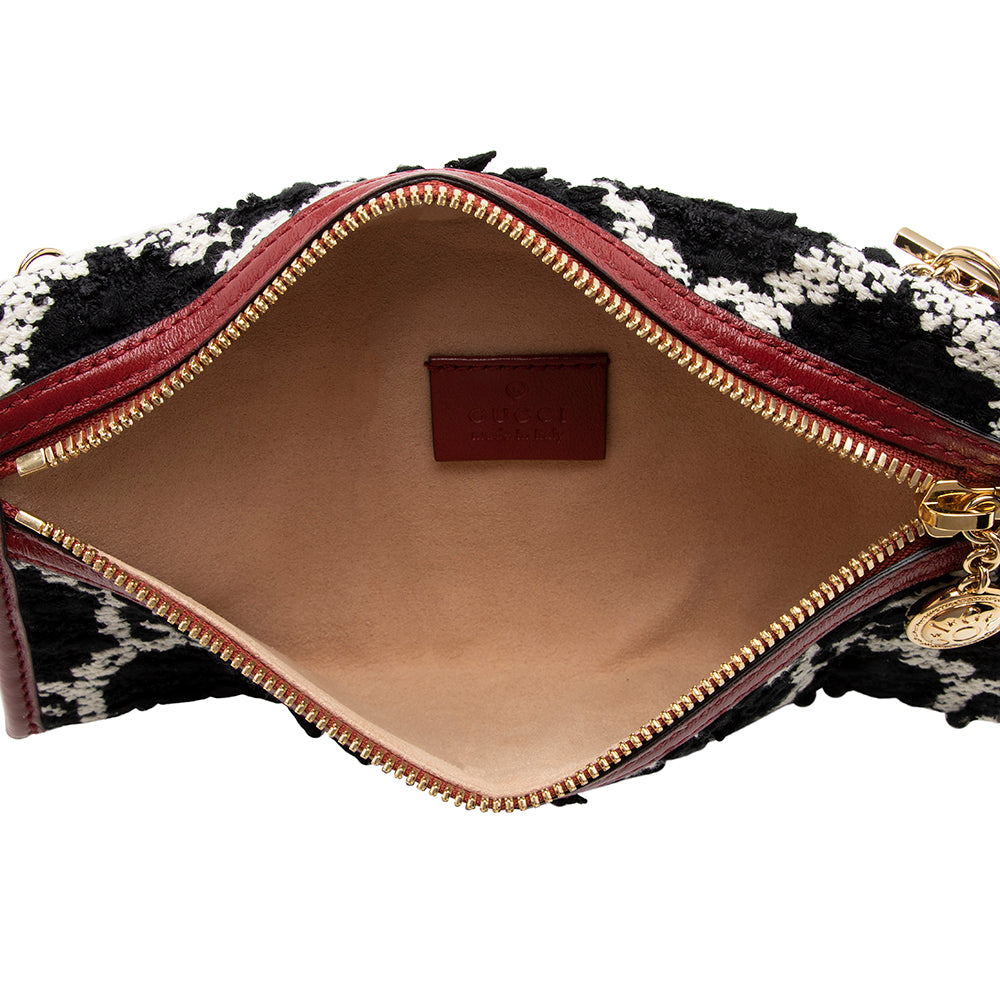 Gucci Tweed Pochette (SHF-17437)