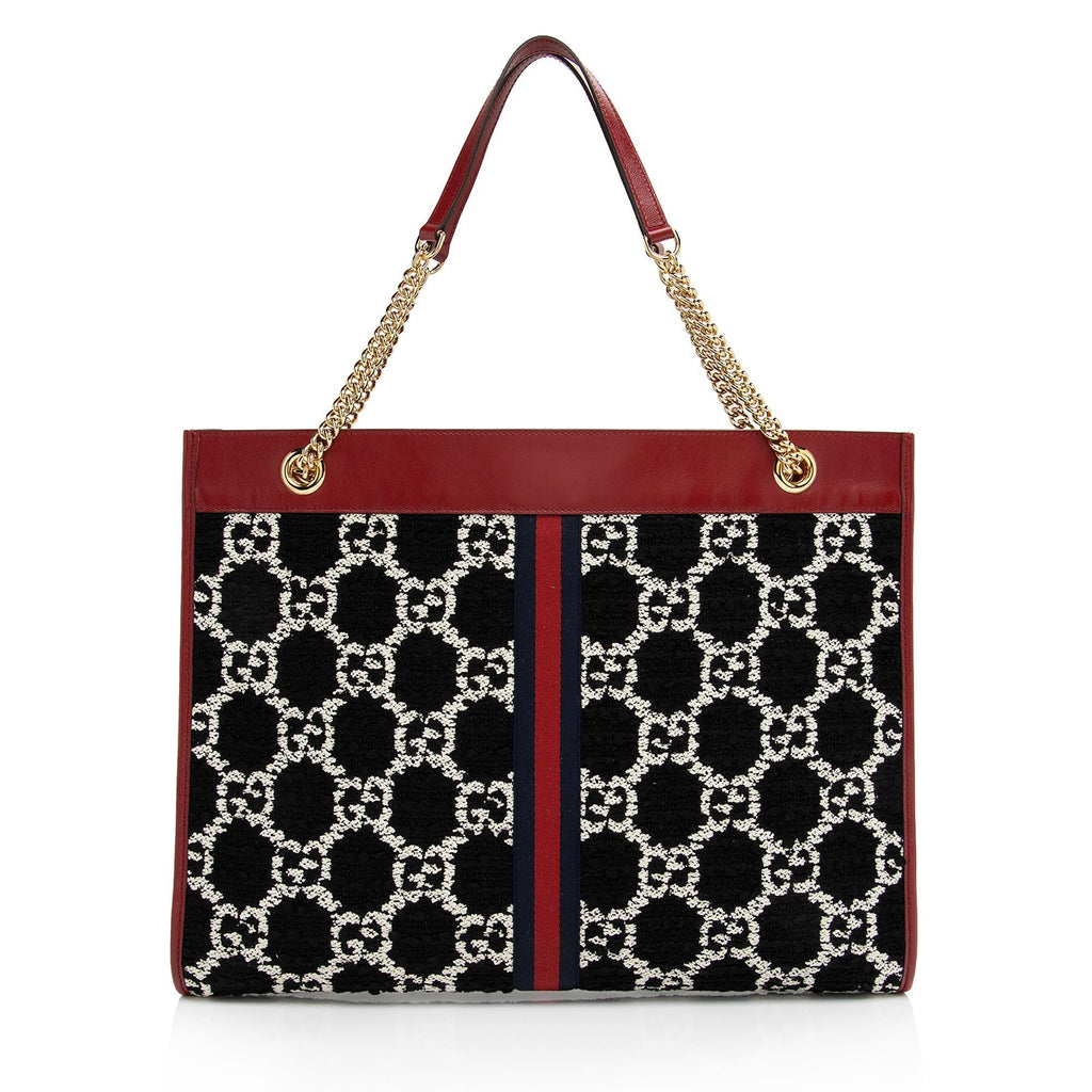 Gucci Tweed Rajah Large Tote (SHF-LR1VlY)