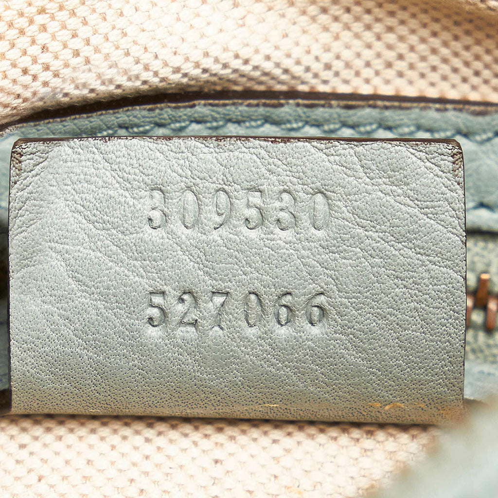 Gucci Twill Leather Shoulder Bag (SHG-31123)